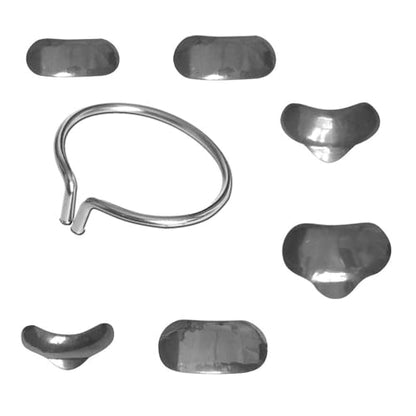 1.398 Dental Matrix Bands Soft Metal Sectional Contoured Matrices Kit | Stainless Steel, Sectional Contoured Metal, With Ledges, Assorted Sizes, Soft Metal - style: No1.398