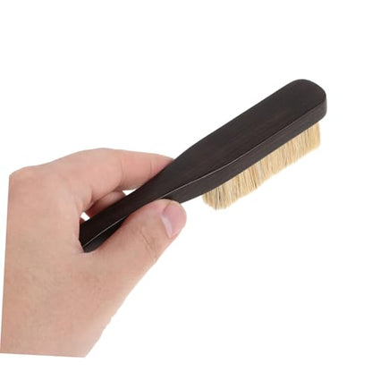 Abaodam Outdoor Climbing Chalk Brush Reduces Hand Fatigue with Wooden Handle and Fine Boar Hair Bristles, Efficiently Removes Chalk and Dirt for Natural Surfaces and Grips