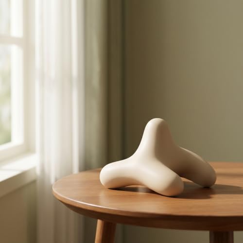 predolo Pressure Point Silicone Handheld for Stretching, Milk Tea Color - color: Milk Tea