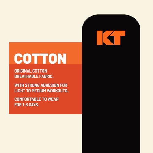KT Tape, Original Cotton, Elastic Kinesiology Athletic Tape, 20 Count, 10” Precut Strips, Lime - color: Lime