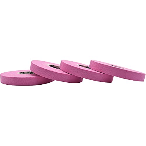 Monkey Tape 4-Pack (0.4” x 15yds, Pink) Premium Jiu Jitsu Sports Athletic Finger Tape - for BJJ, Grappling, MMA, & Judo - color: Pink, size: 0.4 Inch (Pack of 4)