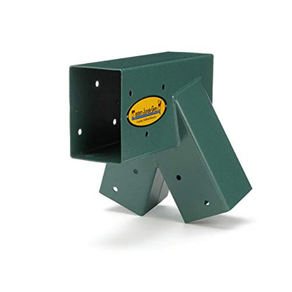 Eastern Jungle Gym Easy 1-2-3 A-Frame Swing Set Bracket, Green | Heavy Duty Swingset Bracket for Easy, Simple Installation | DIY Swing Set Part to Build Playground Sets for Backyards - style: A-Frame Swing Set Bracket
