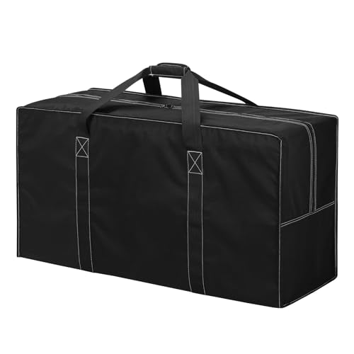 iFARADAY 130L Extra Large Travel Duffle Bag, 35 inch, Black