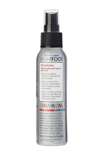 Shoe Deodorizer Foot Spray, RightFoot Odor Eliminator, 4 Fl Oz