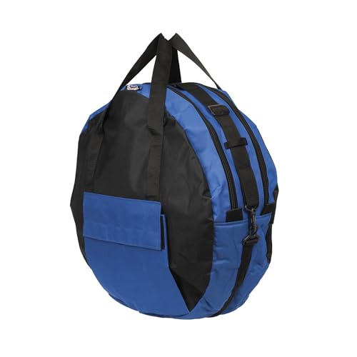 Weaver Equine Double Rope Bag for Trail and Working, Blue, Adjustable Strap Round Carry Bag for Roping Equipment, Essential Equestrian Accessories
