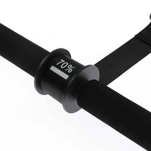 VI-FA Forearm Strengthener & Wrist Roller, Adjustable Strap & Thicker Non-Slip Foam Handles for Grip Strength, Muscle Building & Rehabilitation