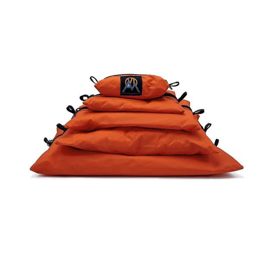 G3 Glacier Gear Grab Tool Bag Zipper Pouch, Premium Utility Multipurpose Storage Organizer Tool Pouches for Hunting, Camping, Backpacking, Travel - 5pc Orange - color: Orange G3