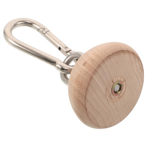 Toyvian Wooden Climbing Finger Exercisers Half Sphere Finger Strength Trainer Lightweight Ergonomic Design with Slip Resistant Surface for Home and Office Use