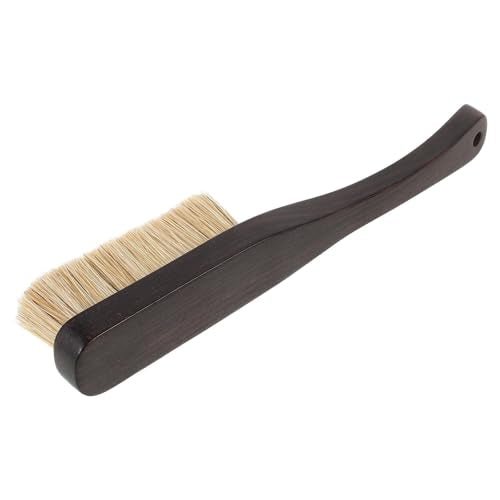 Boar Hair Climbing Chalk Brush with Wooden Handle Outdoor Rock Cleaning Tool for Bouldering and Wall Grip Ergonomic Design for Efficient Chalk Dust Removal and Moisture Adaptation