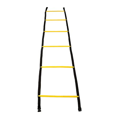 2.6m Fixed Rung Agility Ladder - Heavy Duty Polypropylene Footwork Drill Equipment for Soccer Basketball