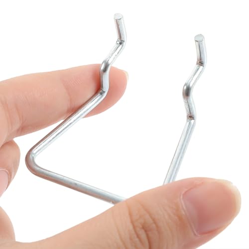 5Pcs Metal Pegboard Hooks Premium Iron Tool Organizer Pegboard Cup Holder for Garage Workshop Office Storage Accessories Rust-Resistant Tool Hanging Board