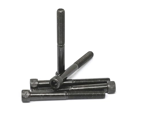 iexcell 5 Pcs 3/8-16 x 3-1/2" Partially Threaded Alloy Steel 12.9 Grade Hex Socket Head Cap Screws Bolts Kit, Black Oxide Finish - size: 3/8-16 x 3-1/2" ( Partially Threaded )