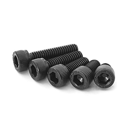 M6 x 8mm 12mm 16mm 20mm 25mm Hex Socket Head Cap Screws Bolts 12.9 Grade Alloy Steel, Black Oxide Finish, Metric Allen Hex Drive, Machine Fully Threaded, Assortment Kit 50PCS - size: M6 x 8/12/16/20/25mm (50PCS)