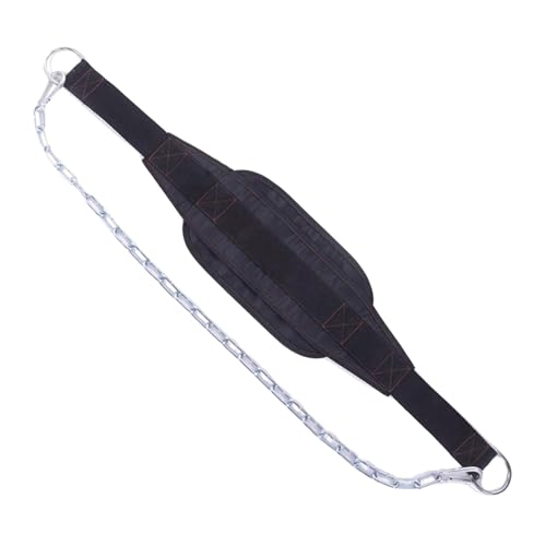 Dipping Belt with Chain Weighted Dip with Steel for Pullups Gym Workout Lifting Fitness