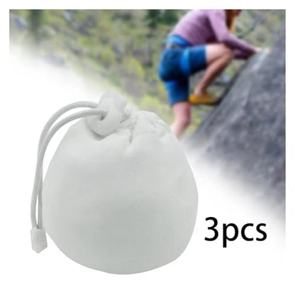 9 Pcs Gym Chalk Bag Drawstring Pouch Accessories Refillable Sock Anti Slip Packaging Weightlifting Nonslip With Buckle