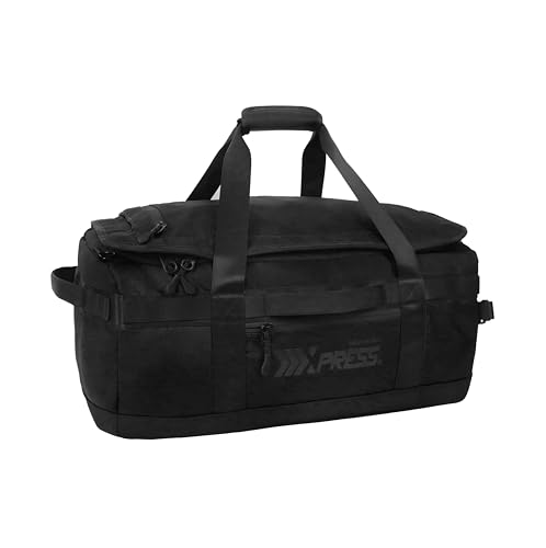 2-in-1 Carry-on Backpack for Men Women 40L Sports Gym Bag with Backpack Straps,Water Resistant,for Travel/Gym（20in,Black） - color: 20in-black