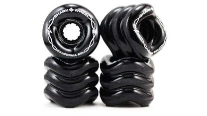 Shark Wheel 60 mm 78a Skateboard Wheels | California Roll | 4-Pack - color: Black