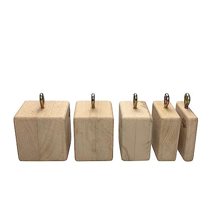 BIG SET | 5 of Training Blocks | Essential for Rock Climbing, Crossfit, Workouts and Ninja | Equipment for Enhancing Finger and Grip Strength