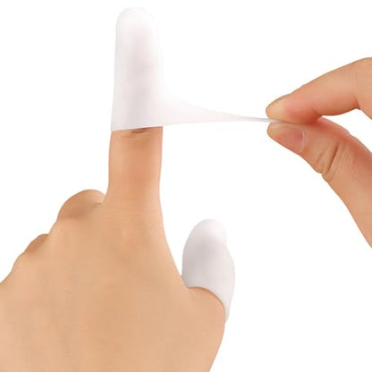 2pack Durability Finger Protecting Sleeves Comfortable Elastic Protectors for Work Sports Home Activity Sports Protectors