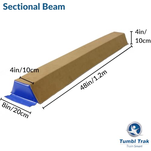 Tumbl Trak Sectional Floor Balance Beam - style: Single Beam