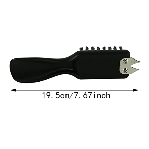 Golf Shoes Brush BLLNDX Durable Golf Shoes Cleaner Brush Dirt Mud Remover Tools with Shoe Horn Handle for Golf Club Groove Cleaning Accessories