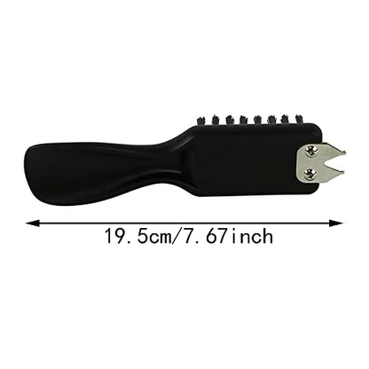 Golf Shoes Brush BLLNDX Durable Golf Shoes Cleaner Brush Dirt Mud Remover Tools with Shoe Horn Handle for Golf Club Groove Cleaning Accessories