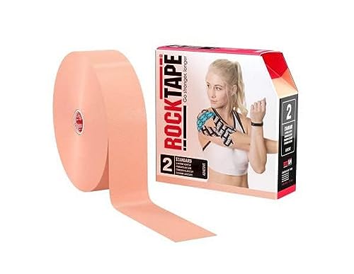RockTape Uncut Bulk Kinesiology Tape, Continuous Roll (Packaging May Vary) - color: Beige, style: STANDARD