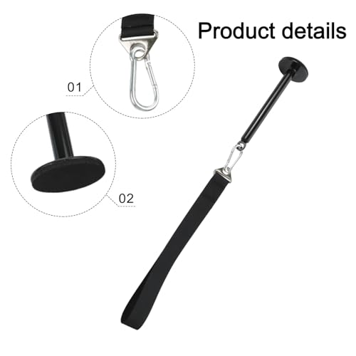 Arm Training Strap Wrist and Forearm Strength, 13.8 in Length Nylon and Metal Weight Loading Belt with Carabiner Biceps and Upper Body Workout