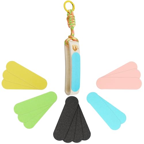Double Sided Hand&Finger File-Flappers, Rips, Cracks-Strong Smooth Hands - Great for Gym, Rock Climbers