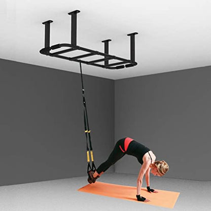 Heavy Wall Mounted Pull-up bar Climbing Frame, Home Gym Ceiling Exercise Training, Horizontal Parallel Bars, Safe and Stable (Color : Silver) - color: Silver