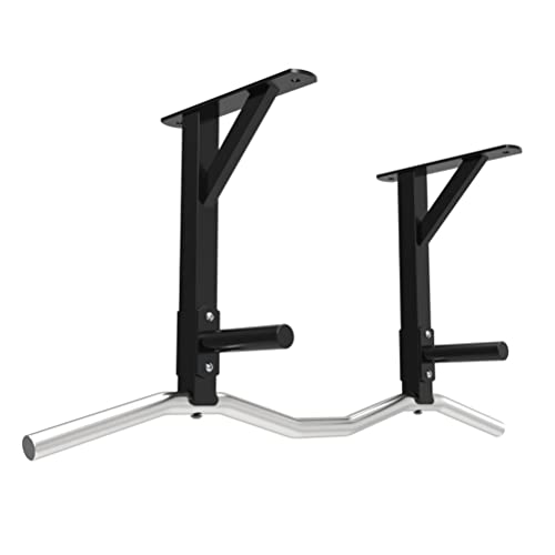 Fitness Equipment Wall Mounted Pull Up Bar, Space Saving Ceiling Steel Fitness Horizontal Bar, Home Gym Strength Training Bar, Load 661 LB