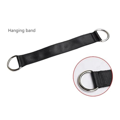 Silent Gym Cable Pulley with Hanging Straps and Carabiner 360 Rotation Smooth Silent Pulley DIY