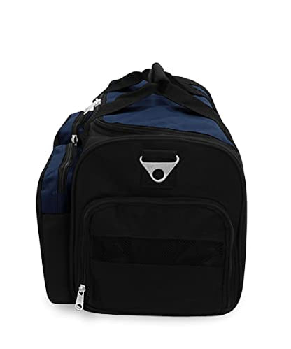 Everest Gym Bag with Wet Pocket, Navy - color: Navy