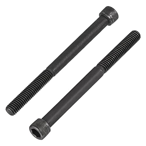 uxcell 3/8-16x4-1/2" Hex Socket Head Cap Screw Bolts 12.9 Grade Alloy Steel 5pcs - size: 3/8x4-1/2"