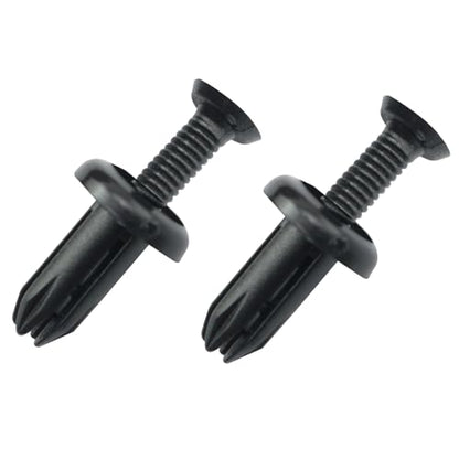 50PCS Pegboard Hooks Accessories Nylon Expansion Screw Holder Rivet Clip Mounting Shelf Shelf Basket For Car Front Bumper Fasteners Multi-Tool Hanger Piece Black