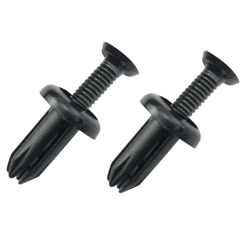 50PCS Pegboard Hooks Accessories Nylon Expansion Screw Holder Rivet Clip Mounting Shelf Shelf Basket For Car Front Bumper Fasteners Multi-Tool Hanger Piece Black