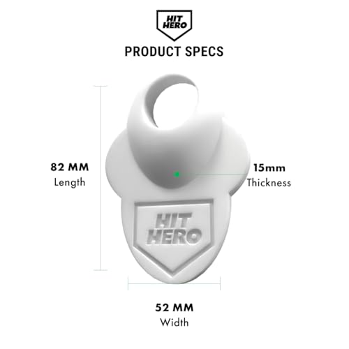 Baseball Thumb Guard, Batters Batting Grip, Finger Guard, Accessory, Batting Protection, Reduce Bat Sting, Hitter, Tool, Bat, Hitting Accessory - color: White