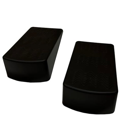 qibylift Slant Board for Squats, Yoga Wedge Block Pairs, Black Calf Stretcher Exercise Ramps for Weightlifting Pilates Home Gym Fitness