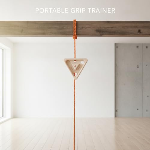 Climbing Fingerboard, Portable PP Plastic Grip Trainer for Home and Travel, 5.9 x 5.9 Inch (1 PC)