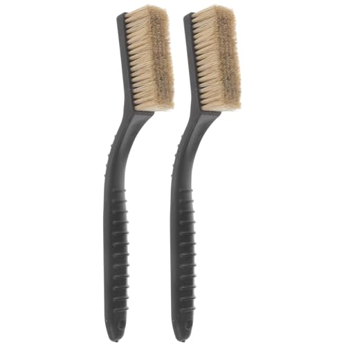 2pcs Chalk Cleaning Brush for Climbing, Long Handle Plastic Cleaning Brush, Multi Purpose Gym Gear Tool for Indoor & Outdoor Rock Boulder Wall