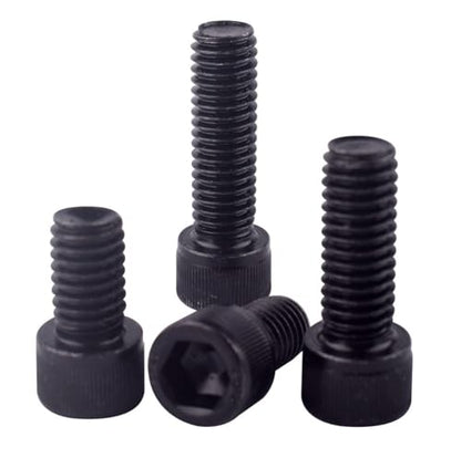 10Pcs 3/8-16 x 5/8" Socket Head Cap Screws Bolts, 12.9 Grade Alloy Steel Black Oxide Finish, Allen Hex Drive, UNC Coarse Full Thread - size: 3/8-16 x 5/8" (10PCS)