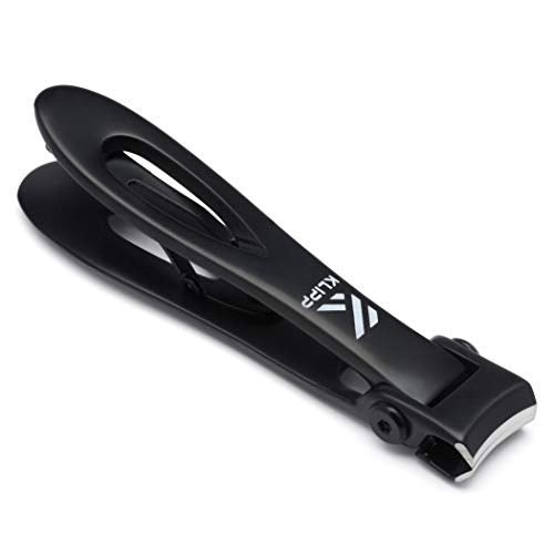 Toenail Clippers for Thick Toenails – KLIPP 15 mm Wide Jaw Thick Fingernail and Toenail Cutter with Curved Stainless-Steel Blades for Seniors – Podiatry Tool for Manicure Pedicure Toe Nail Care - size: Wide Opening