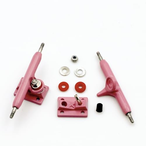 A1 Pro Fingerboard Trucks 36mm 34mm 32mm with New Base and Pivot Cup (34mm Pink) - color: 34mm Pink