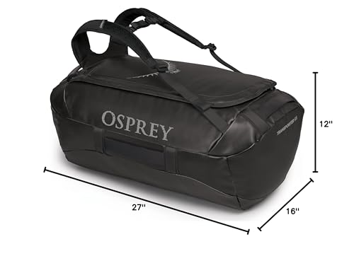 Osprey Transporter Travel Duffel Bag - color: Black, size: 65L