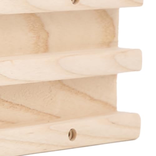 Rock Climbing Fingerboard | Grip Strength & Finger Training Board | Hangboard for Home Door Frame/Climbing Gym/RV | Solid Wood with Screws
