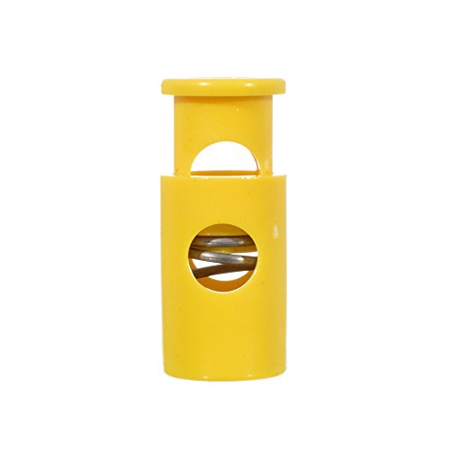 Paracord Planet Single Barrel Hole Top Cord Lock - Multiple Colors and Pack Sizes - color: Mustard, size: 5 Pack