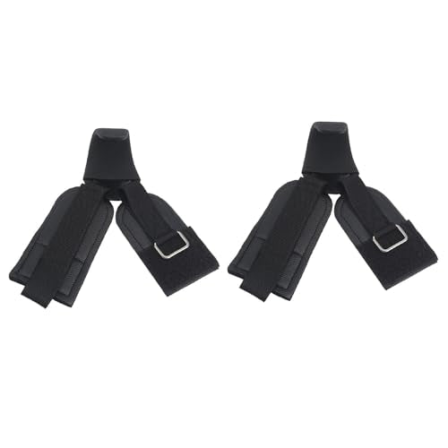 2pcs Heavy Type Weightlifting Hook with Padded Handle Weight Lifting Strap for Powerlifting and Pull Up Exercises Antislip Weightlifting Strap