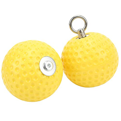 1 Pair Set Climbing Pull Up Power Ball Hold Grips, Non Slip Rock Climbing Holds Pull Up Power BallDurable and Non Slip Hand Grips Strength Trainer Exerciser - size: 97mm model