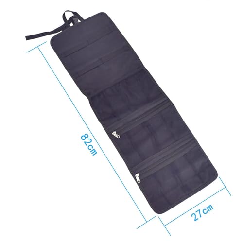 harayaa Climbing Bag Collection Bag Hanging Storage Bag Holder Organizer Pouch Oxford Cloth Antiscratch Waterproof Suitable for Hiking Camping Trave, Black