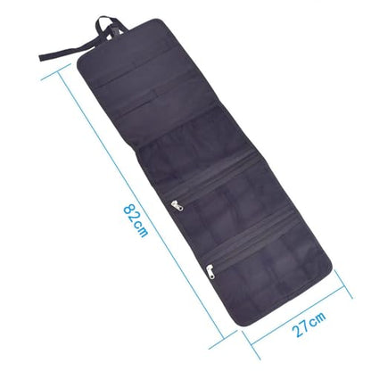 harayaa Climbing Bag Collection Bag Hanging Storage Bag Holder Organizer Pouch Oxford Cloth Antiscratch Waterproof Suitable for Hiking Camping Trave, Black